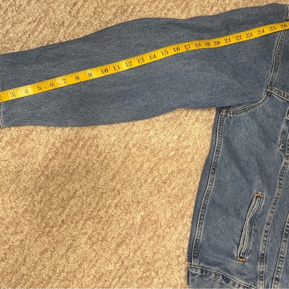 Levis Strauss Red Tab Jean Denim Trucker Jacket Mens sz XL Vintage 90s W… - Picture 9 of 11